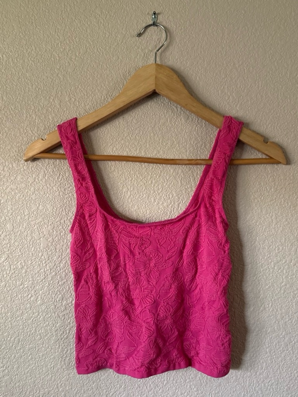 Anthropologie Bright Pink Tank